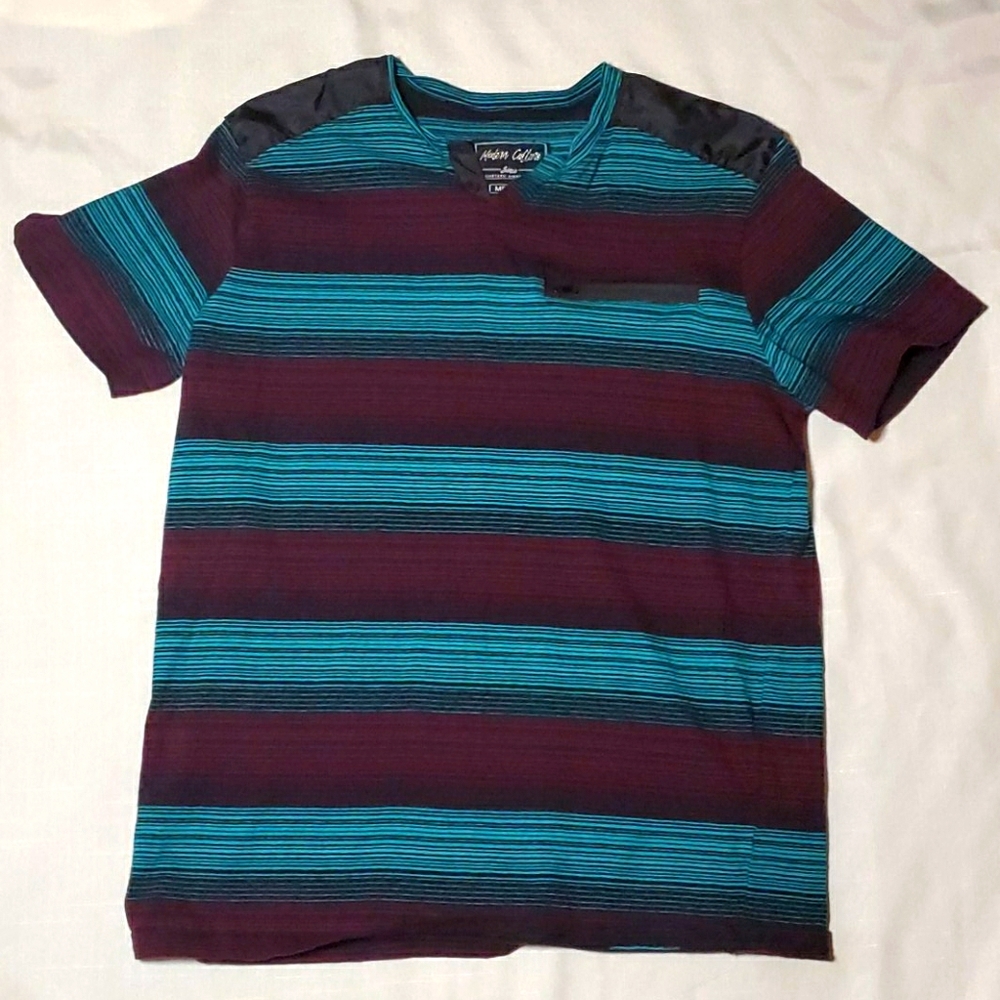 Mens MODERN CULTURE Stripe Pattern Shirt Medium
